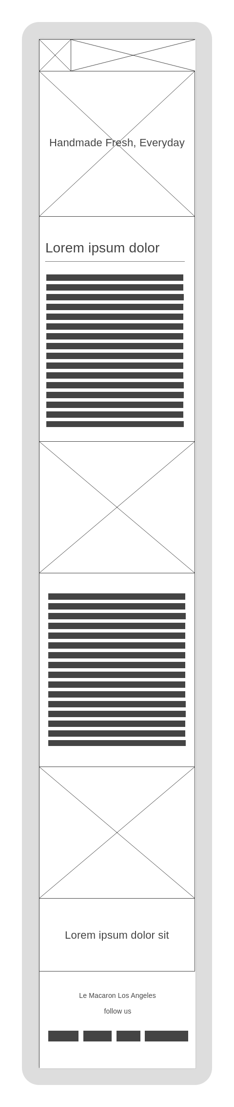 Mobile Wireframe
