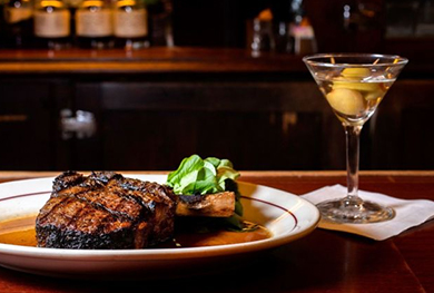 steak and martini picture