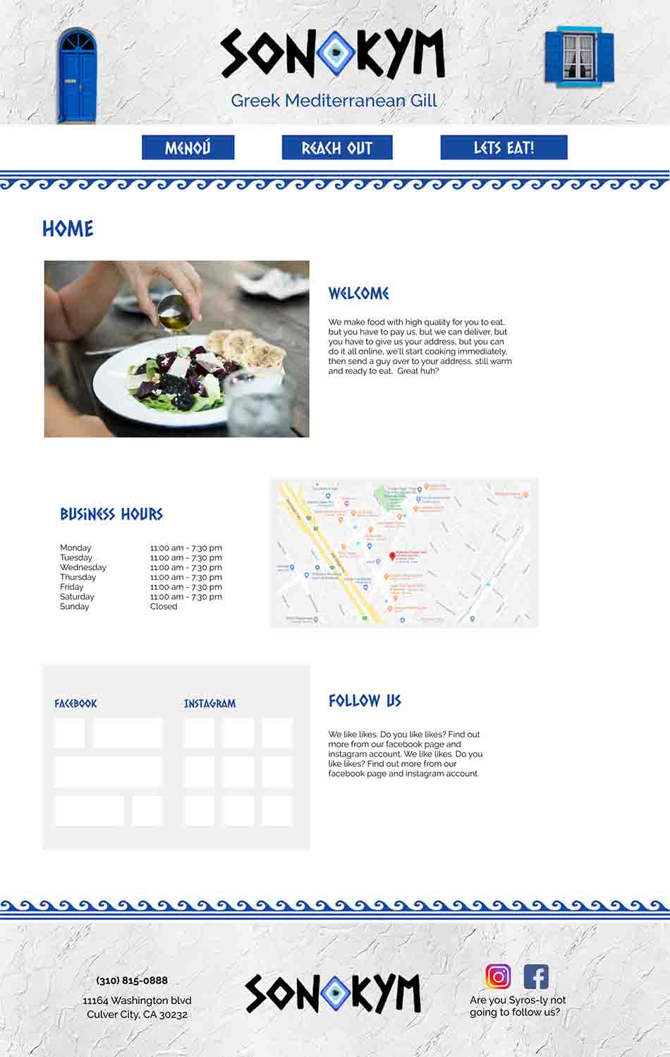 Desktop Home page