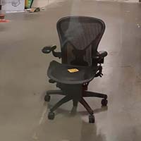 abandoned office chair