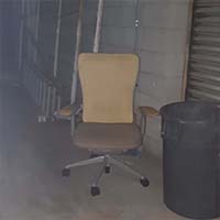 abandoned office chair